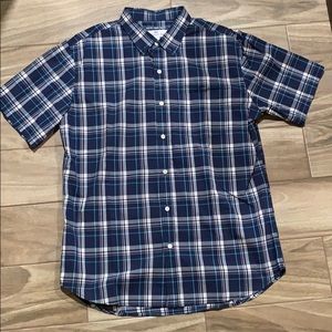 Plaid men’s shirt.